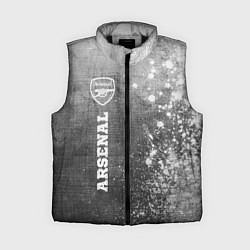 Женский жилет Arsenal - grey gradient по-вертикали