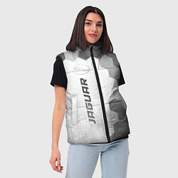 Женский жилет Jaguar - white gradient по-вертикали, цвет: 3D-черный — фото 2