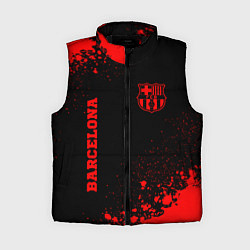 Женский жилет Barcelona - red gradient вертикально, цвет: 3D-черный