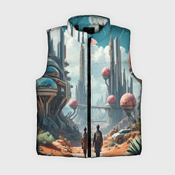 Женский жилет Планета фантастика