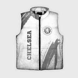 Женский жилет Chelsea - white gradient вертикально, цвет: 3D-черный