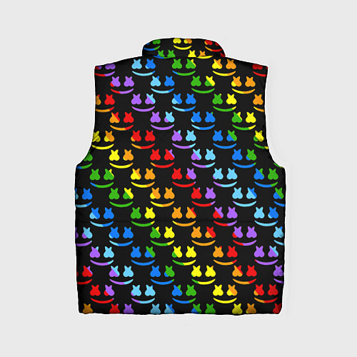 Женский жилет Marshmello pattern neon / 3D-Светло-серый – фото 2