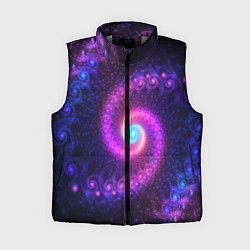Женский жилет Фрактальный неон