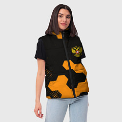 Женский жилет Герф РФ соты броня, цвет: 3D-светло-серый — фото 2