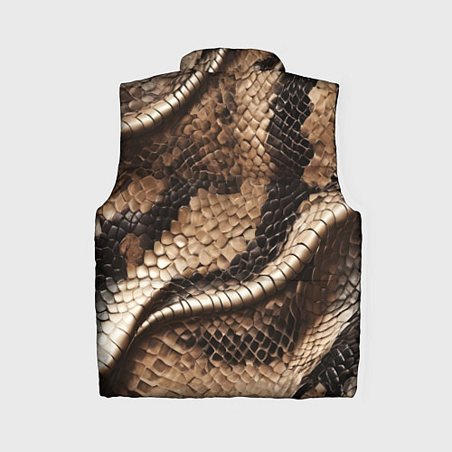 Женский жилет Красивая змеиная кожа / 3D-Светло-серый – фото 2