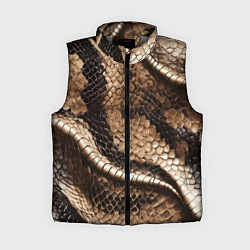 Женский жилет Красивая змеиная кожа