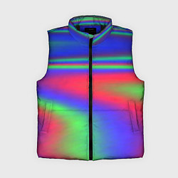 Женский жилет Неоновые цвета градиент краски