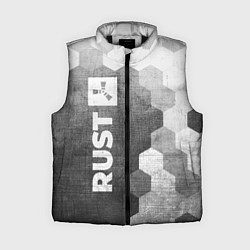 Женский жилет Rust - grey gradient по-вертикали, цвет: 3D-черный