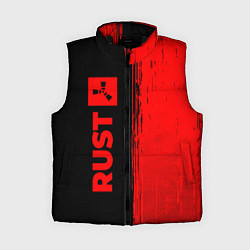 Женский жилет Rust - red gradient по-вертикали