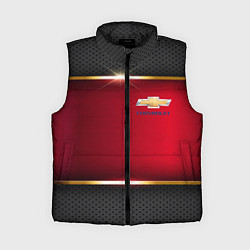 Женский жилет Chevrolet metal auto, цвет: 3D-черный