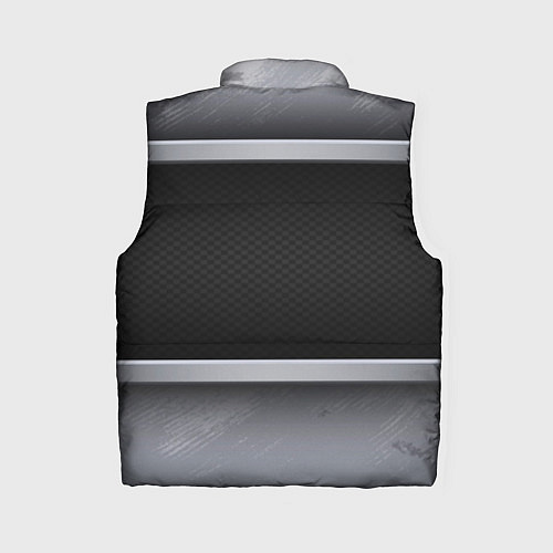 Женский жилет Audi metal texture / 3D-Черный – фото 2