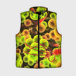 Женский жилет Вирусы текстура