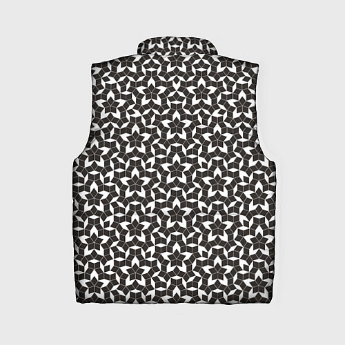 Женский жилет Паттерн Пенроуза: черно-белый / 3D-Черный – фото 2