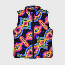 Женский жилет Красочный психоделический узор