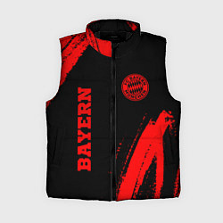 Женский жилет Bayern - red gradient вертикально, цвет: 3D-черный