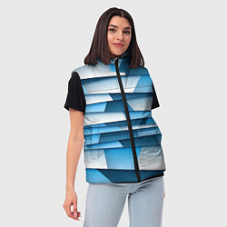 Женский жилет Geometry line, цвет: 3D-красный — фото 2
