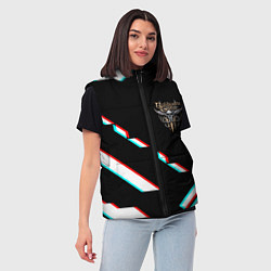 Женский жилет Baldurs Gate geometry glitch, цвет: 3D-светло-серый — фото 2