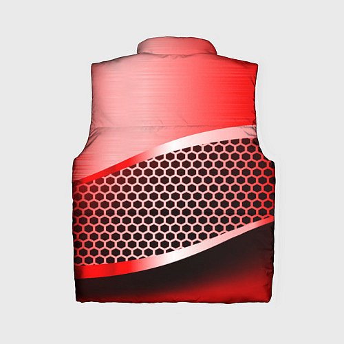 Женский жилет BMW carbon texture / 3D-Красный – фото 2