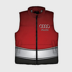 Женский жилет Audi metal car steel, цвет: 3D-светло-серый