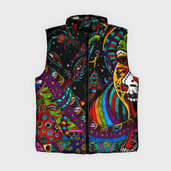 Женский жилет Оптический узор девушка