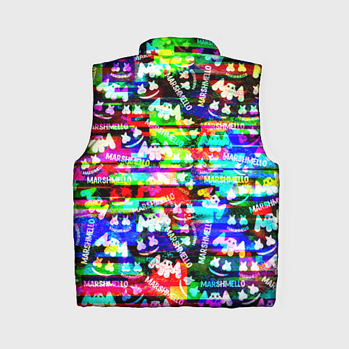 Женский жилет Marshmello music краски / 3D-Черный – фото 2