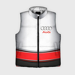 Женский жилет AUDI auto car, цвет: 3D-светло-серый
