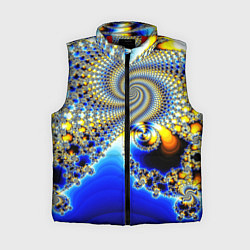 Женский жилет Фрактальный психоделики узор