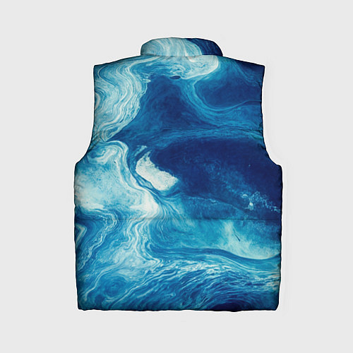 Женский жилет Водные вихри - абстракция / 3D-Красный – фото 2