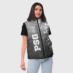 Женский жилет PSG - grey gradient по-вертикали, цвет: 3D-черный — фото 2