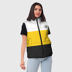 Женский жилет Когда была свободна Русь - НИКА, цвет: 3D-красный — фото 2