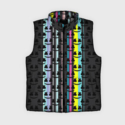 Женский жилет Marshmello dj pattern line