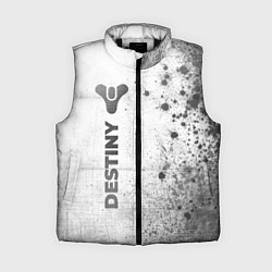 Женский жилет Destiny - white gradient по-вертикали, цвет: 3D-черный