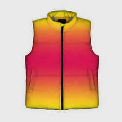 Женский жилет Персиковый градинет