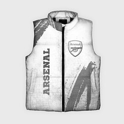 Женский жилет Arsenal - white gradient вертикально