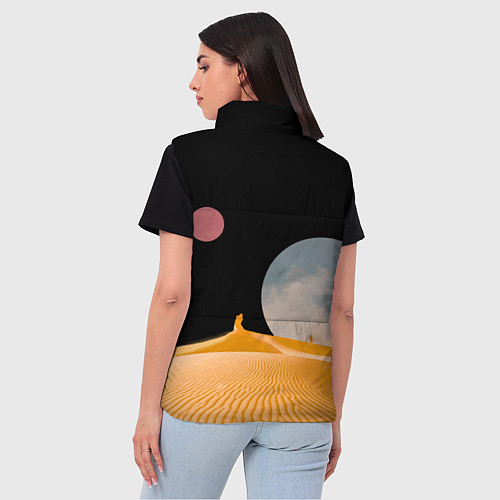 Женский жилет Arrakis sandworm Dune / 3D-Красный – фото 4