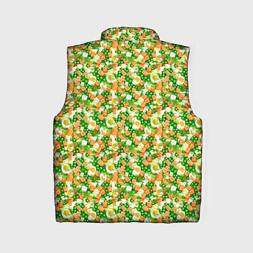 Женский жилет Салат - Оливье / 3D-Красный – фото 2