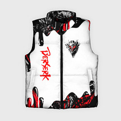 Женский жилет Берсерк - маска, цвет: 3D-черный