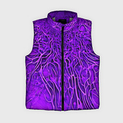 Женский жилет Фиолетовый симбионт абстракция