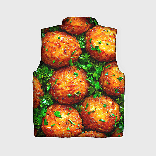 Женский жилет Котлеты / 3D-Черный – фото 2