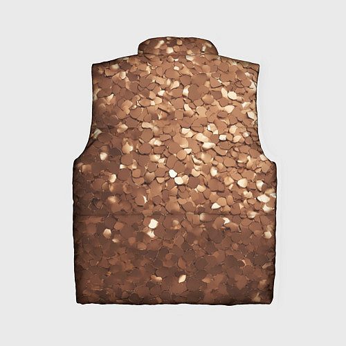 Женский жилет Золотые частицы / 3D-Черный – фото 2