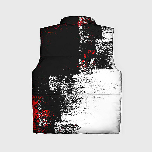 Женский жилет Arctic Monkeys - Красные и белые помехи / 3D-Красный – фото 2