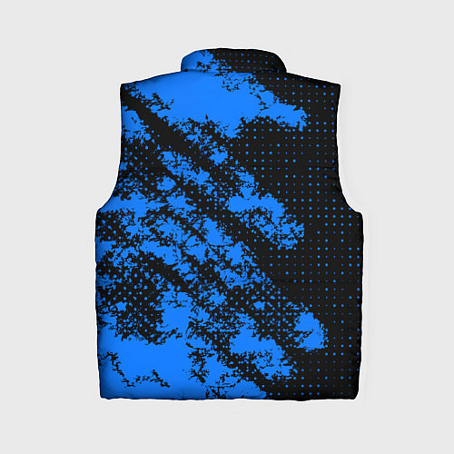 Женский жилет Arctic Monkeys - Синий камуфляж / 3D-Красный – фото 2