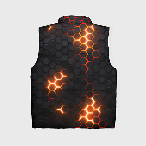 Женский жилет Arctic Monkeys - плиты с подсветкой / 3D-Черный – фото 2