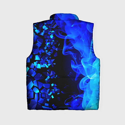 Женский жилет Arctic Monkeys - синий огонь и плиты / 3D-Красный – фото 2