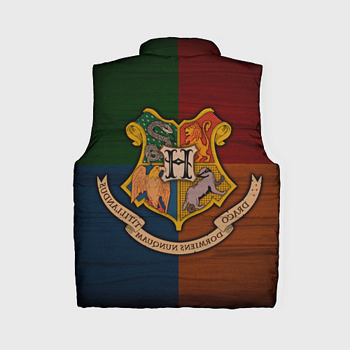 Женский жилет Hogwarts emblem / 3D-Черный – фото 2