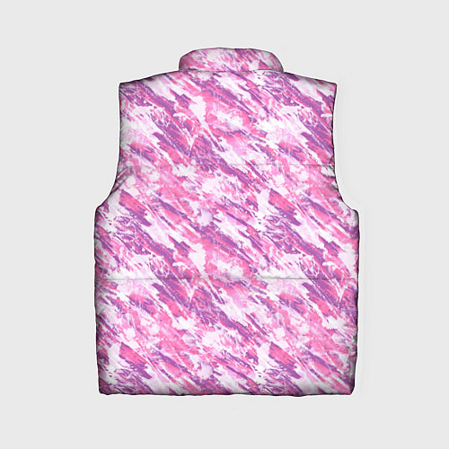 Женский жилет Абстрактный узор отпечатки краски / 3D-Черный – фото 2