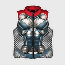 Женский жилет Костюм Тора Бога грома, цвет: 3D-черный