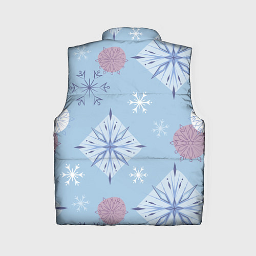 Женский жилет Снежинки Эльзы / 3D-Красный – фото 2