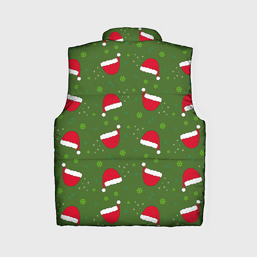 Женский жилет Шапка Санты / 3D-Красный – фото 2