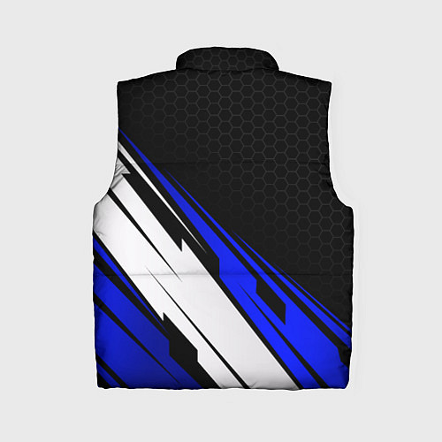 Женский жилет Фольксваген - синий / 3D-Светло-серый – фото 2
